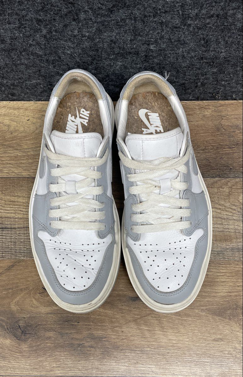 Air Jordan 1 Elevate Low Neutral Grey White Platform Women's Size 7