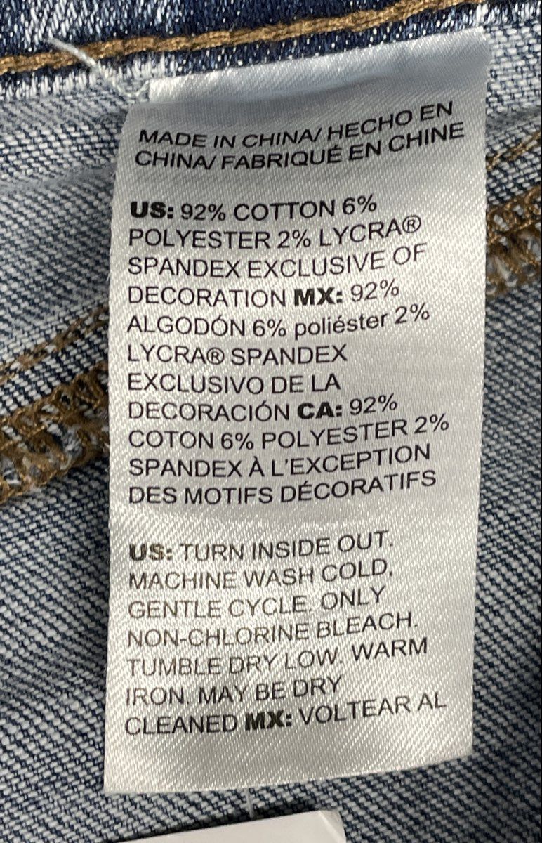 Chico's Women's So Slimming Girlfriend Slim Leg Jeans Embroidered Hem NWT Sz 0R