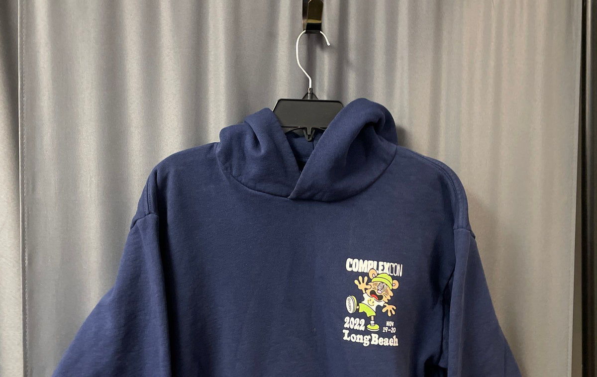 Complexcon Men's Navy 2022 Long Beach Graphic Pullover Hoodie Sz S