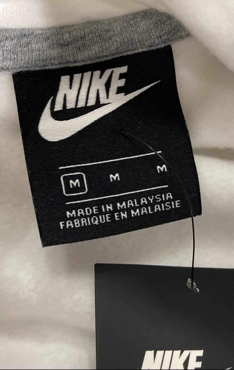 Nike Men's White Graphic Logo Pullover Fleece Hoodie AJ6352-100 NWT Sz M