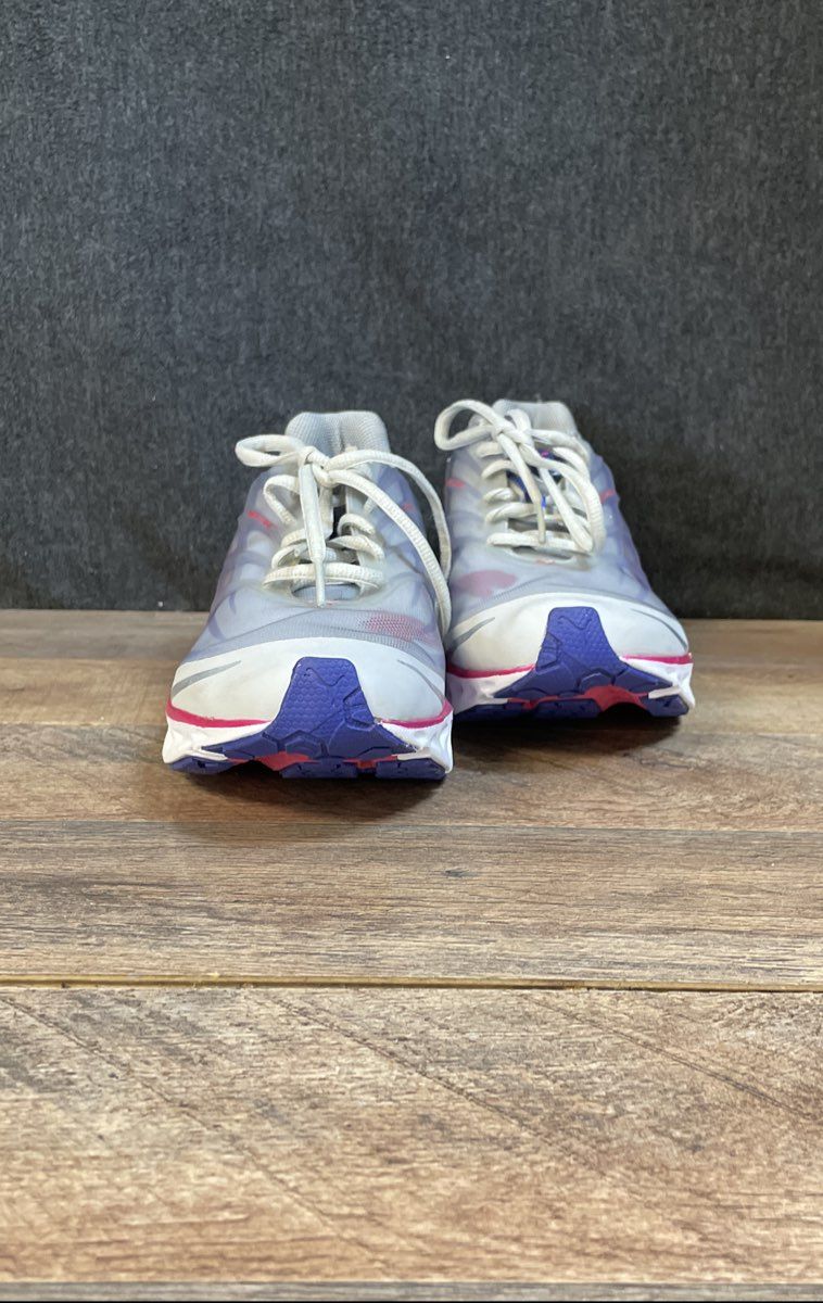 Puma BioWeb Elite Plus Grey Pink Purple Women's Running Shoes Size 8.5