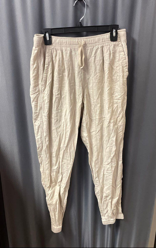 Patagonia Women's Beige Hemp Organic Cotton Blend Beach Jogger Pants Size S