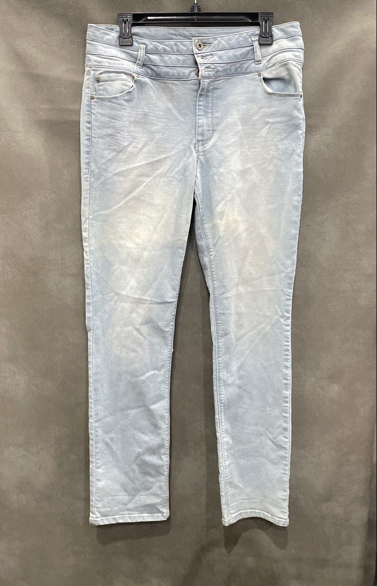 Twentyone Black by Rue21 Women's Light Wash Curvy High Waist Skinny Jeans 13/14R