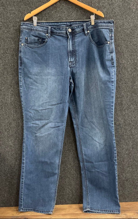 Buffalo David Bitton Men's Blue Straight Leg Repreve Denim Jeans Size 40x32