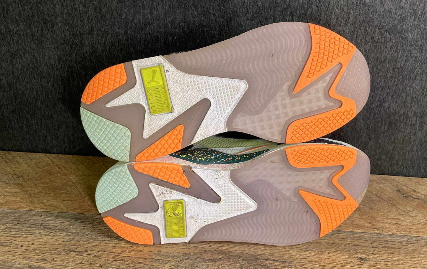 Puma RS-X Fourth Dimension White Multi-Color Sneakers Child's Size 6C