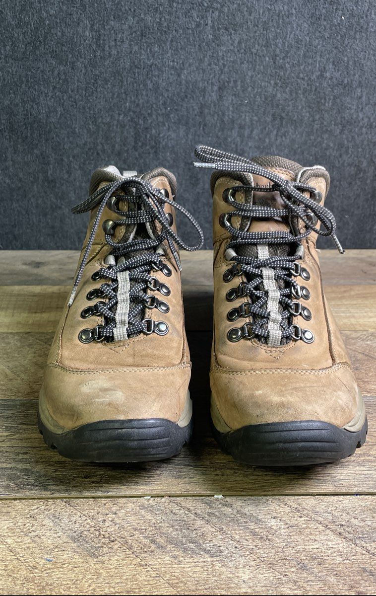 Timberland White Ledge Mid Waterproof Hiking Boots Tan Brown Women's Size 9