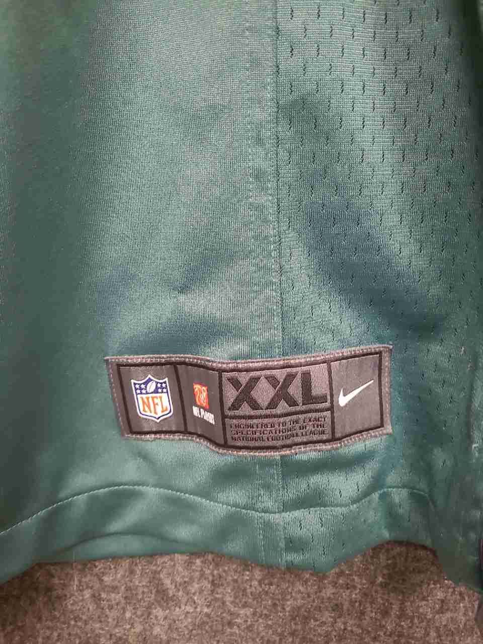 Nike Men's Philadelphia Eagles Carson Wentz #11 NFL On Field Jersey Green Sz XXL