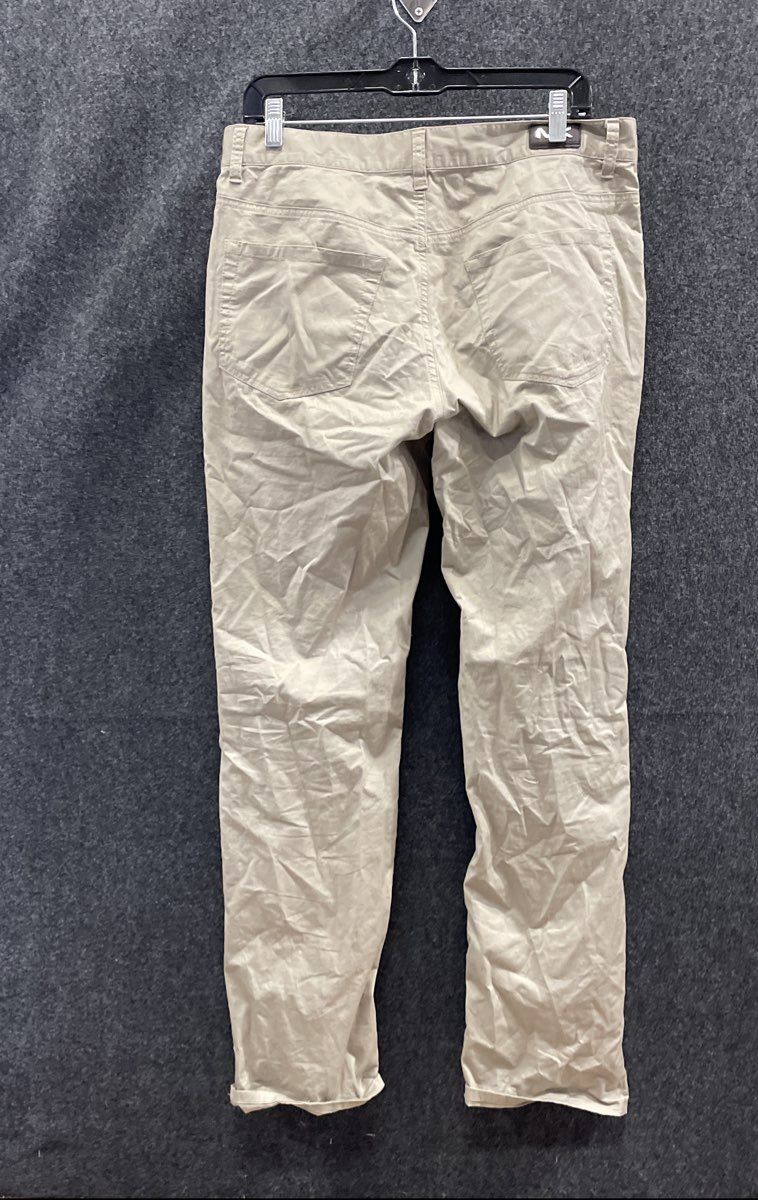 Michael Kors Women's Grey Cotton Blend Straight Leg 5-Pocket Pants Size 32