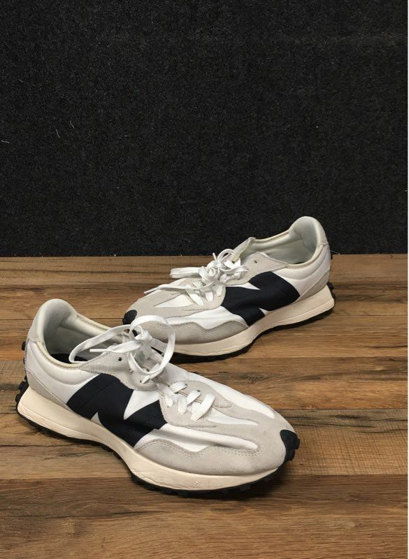 New Balance 327 White Black Grey Lifestyle Sneakers Men's Size 11