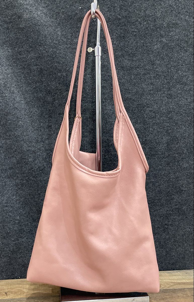 Montana West Pink Leather Pebbled Tote Bag with Matching Wallet Pouch