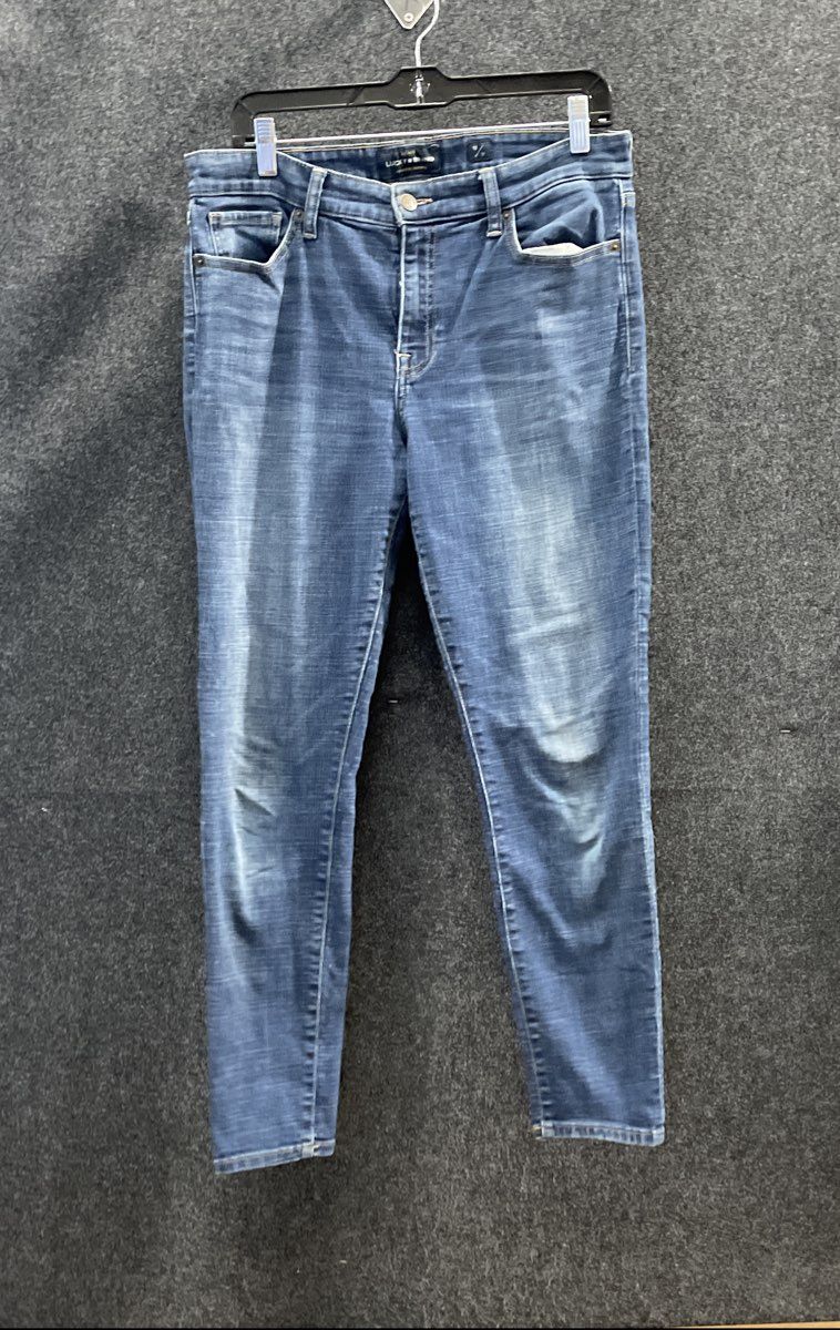Lucky Brand Women's Blue Jeans Stretch Faded Denim Sz 12 / 31