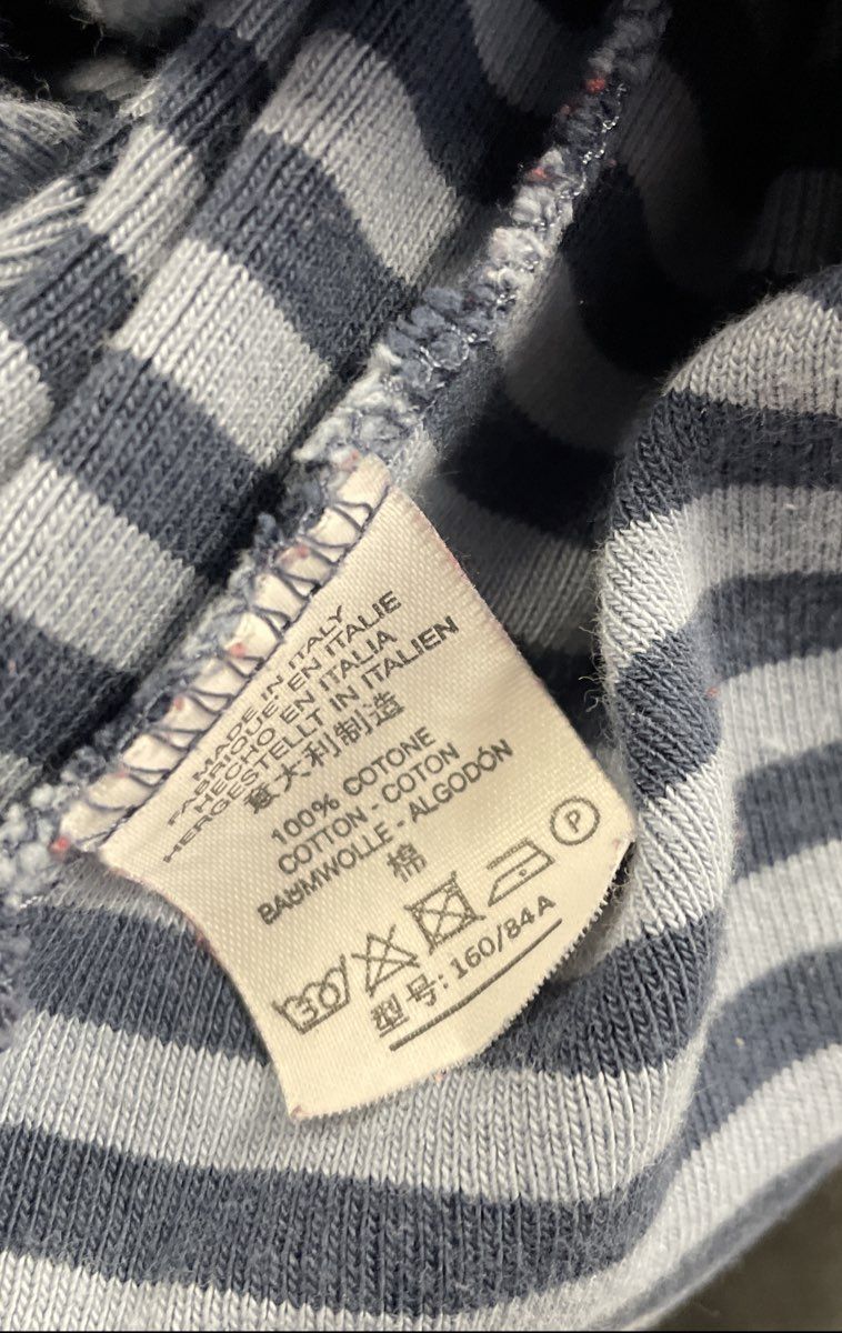 Brandy Melville Blue Striped Long Sleeve Shirt Women's Size Small