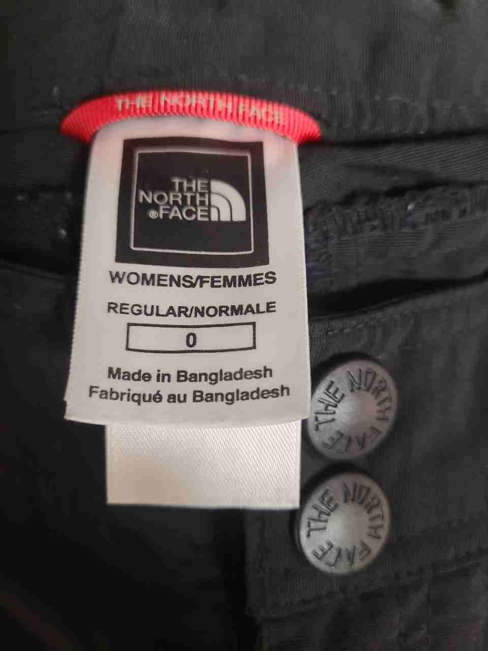 The North Face Women's Gray Convertible Hiking Cargo Zip Off Pants Size 0