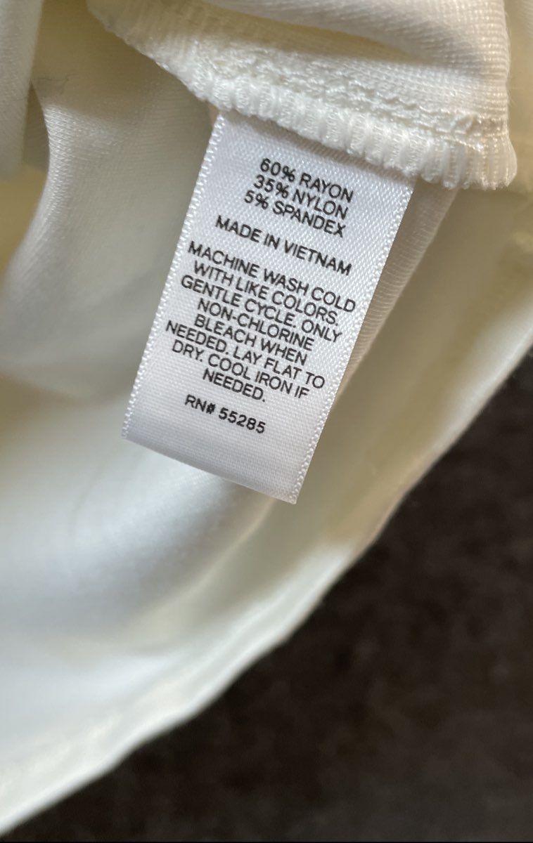 Express Women's White Short Sleeve Tie Front Cuffed Top Size S NWT
