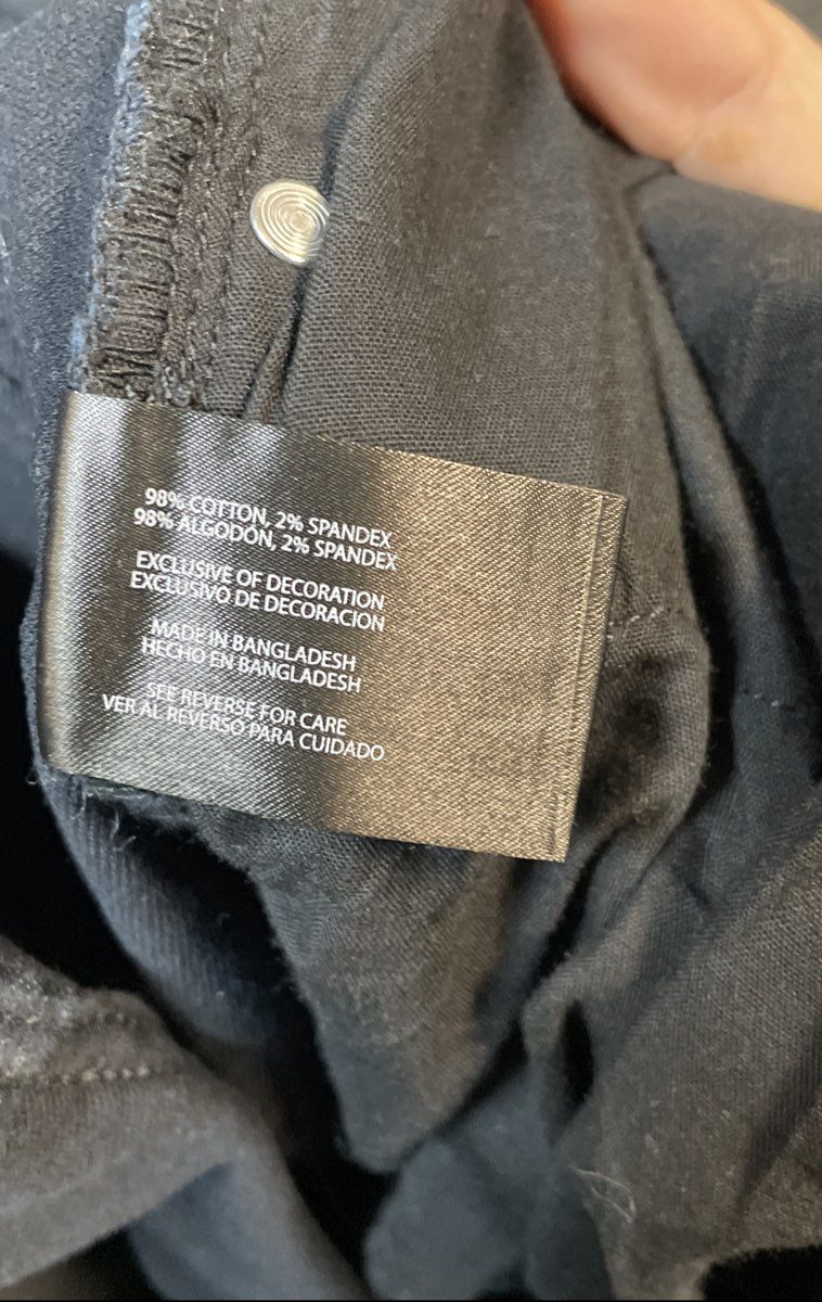 Banana Republic Men's Black 5-Pocket Stretch Twill Jeans Pants Sz 34x32