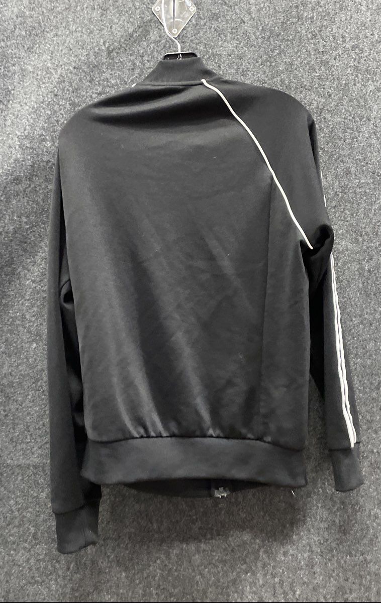 Adidas Men's Black SST Originals Trefoil 3-Stripes Full Zip Track Jacket Sz M
