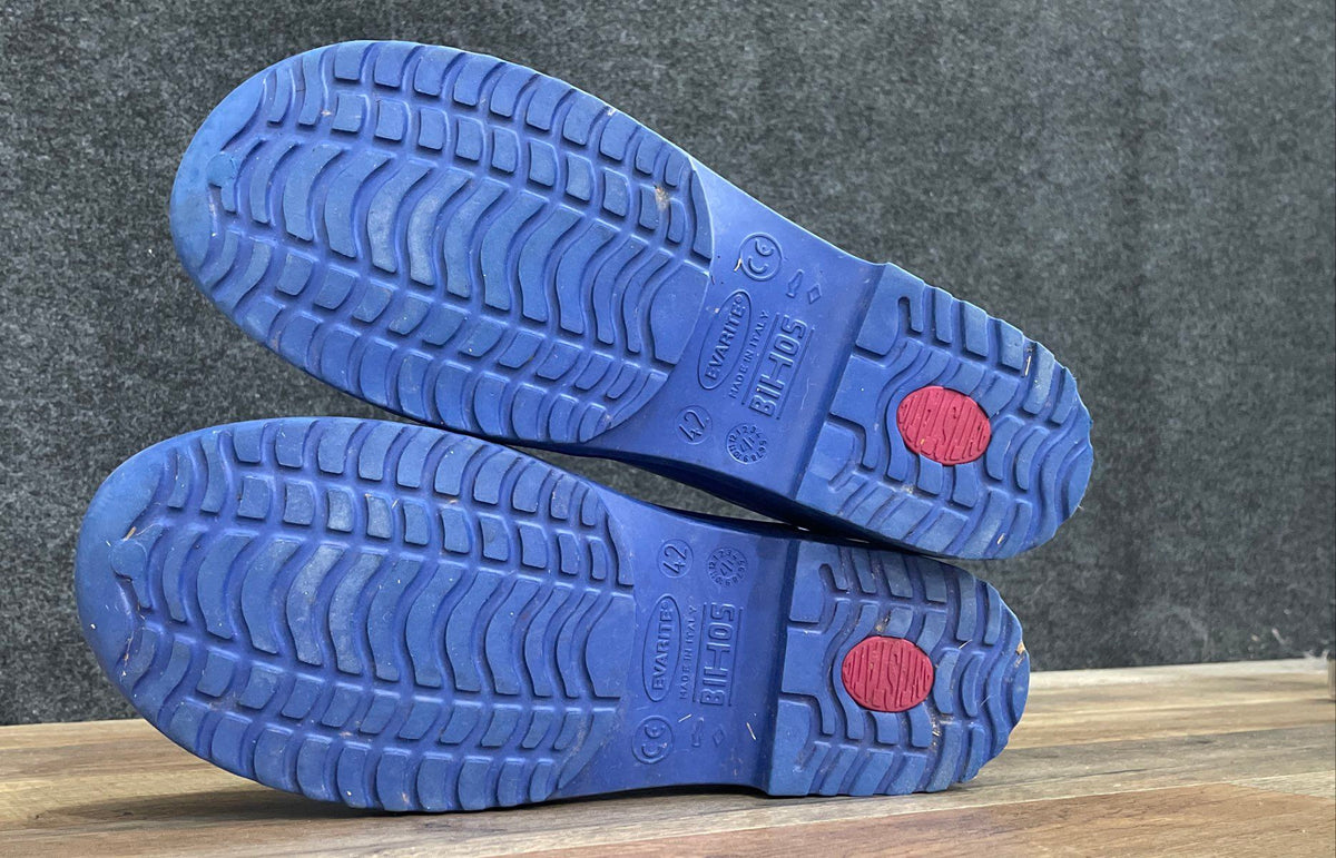 Calzuro Pro Blue Professional Work Clogs Slides Made in Italy Size 42