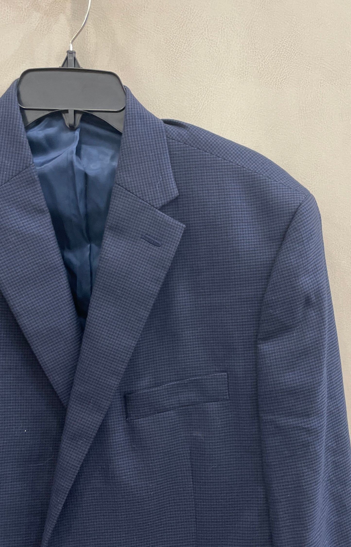 Michael Kors Men's Blue Textured Two Button Blazer Sport Coat Jacket Sz 44R