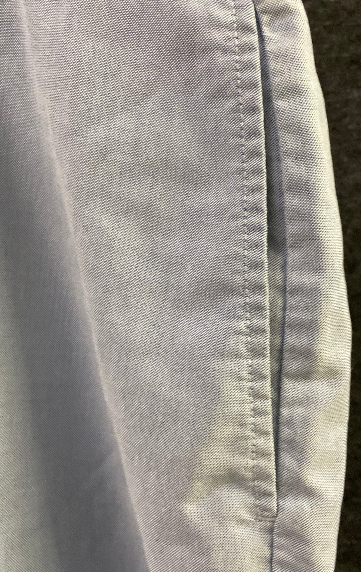 Brooks Brothers 346 Men's Light Blue Cotton Oxford Flat Front Shorts Sz 38