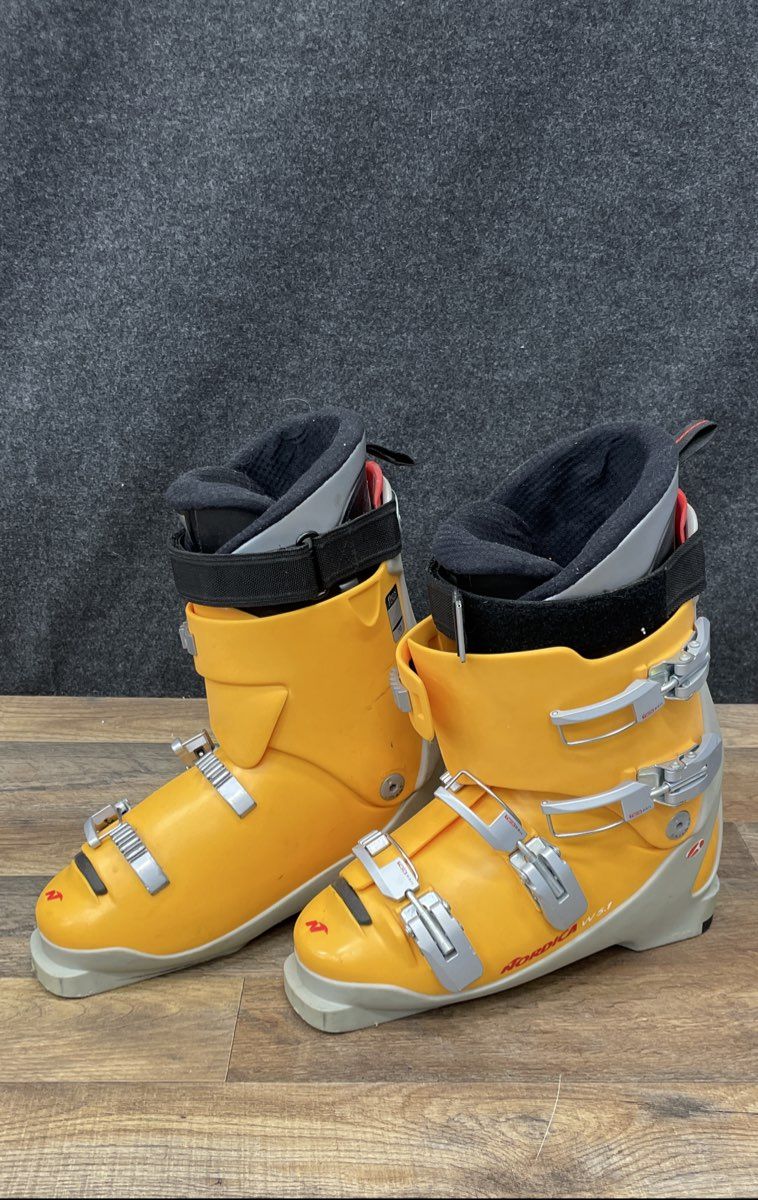 Nordica W5.1 Mens Ski Boots Size 27.5 Flex 70 Orange Gray Made in Italy