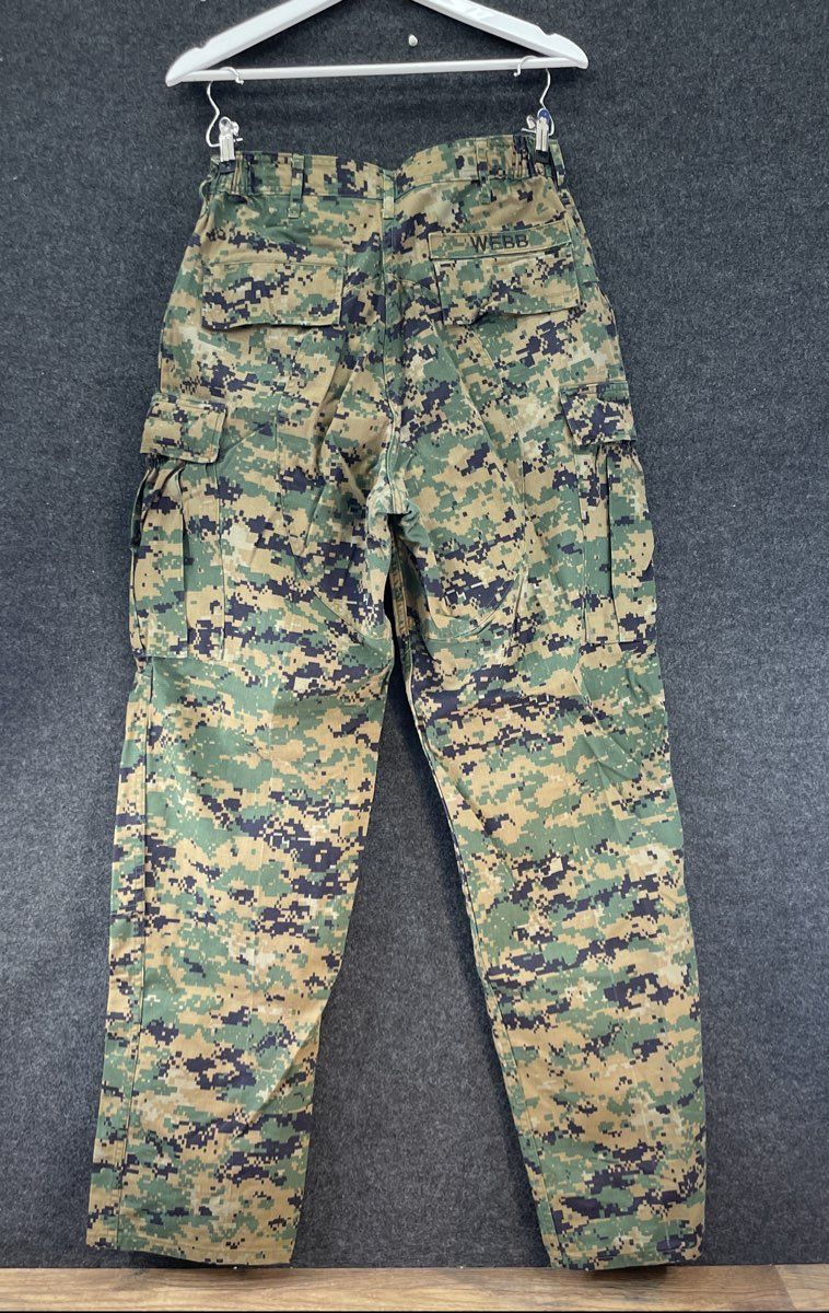 American Apparel Men's USMC MARPAT Woodland Digital Uniform Blouse Pants Sz MR