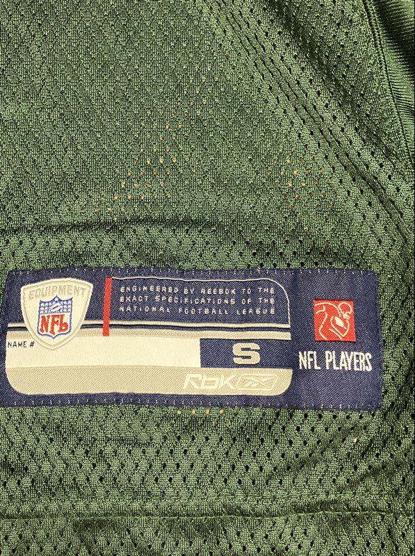 Reebok Men's Vintage Green Bay Packers Brett Favre #4 NFL Jersey Green Sz S