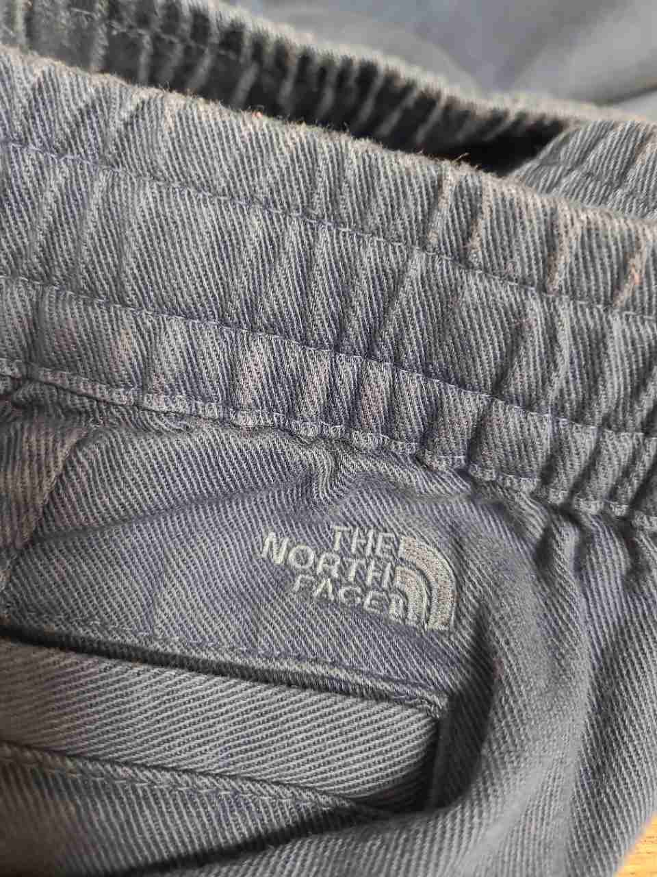 The North Face Men's Blue Cargo Pants Elastic Waist Drawstring Sz M Short