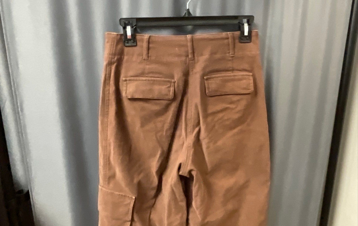 Wilfred Free Women's Brown High Rise Wide Leg Picture Cargo Pants Size 4 94891