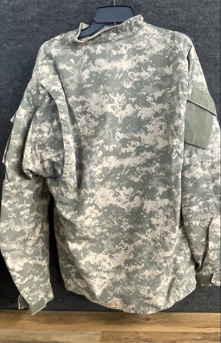 Vintage 00s Propper Men's Army Combat Uniform ACU Coat UCP Digital Camo XL Long