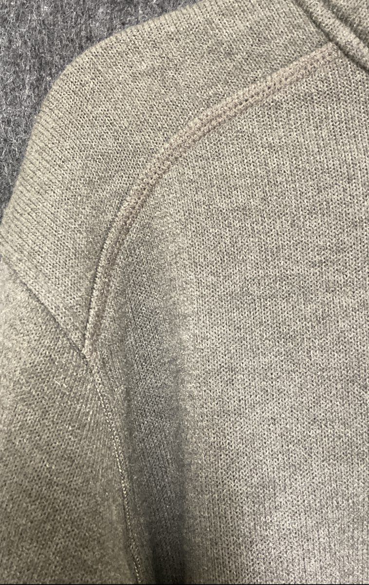 Columbia Men's Gray 1/4 Zip Fleece Pullover Sweater Sherpa Lined Collar Size L