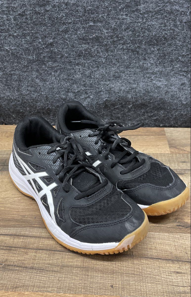Asics Upcourt 6 Black White Volleyball Indoor Court Sneakers Men's Size 7