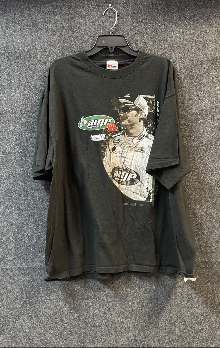 Vintage 2000s Dale Earnhardt Jr #88 Amp Energy NASCAR T-Shirt Chase Sz 2XL