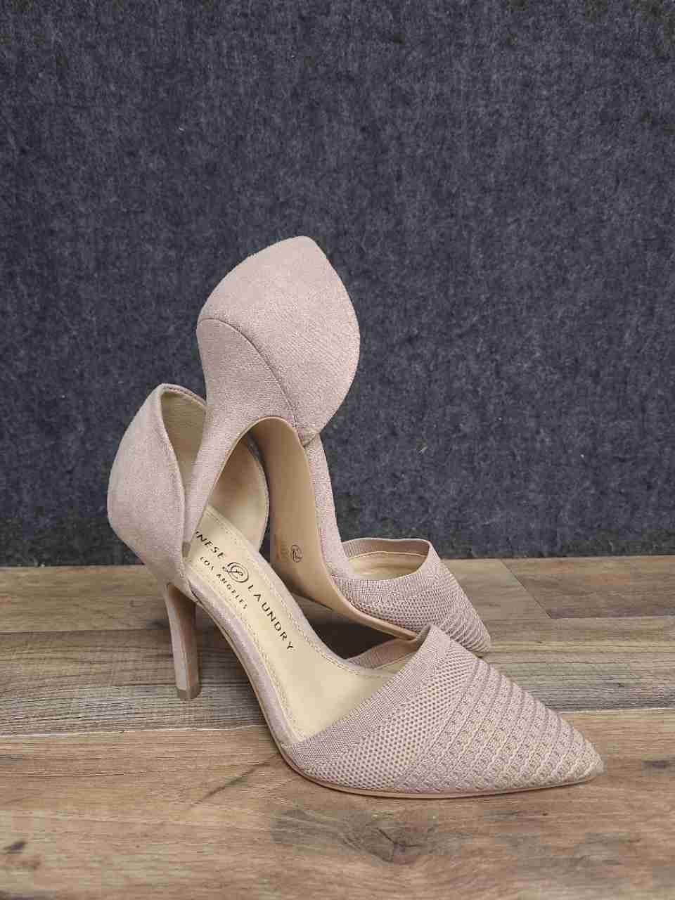 Chinese Laundry Nude D'Orsay Pointed Toe Stiletto Pumps Heels Women's Size 7M