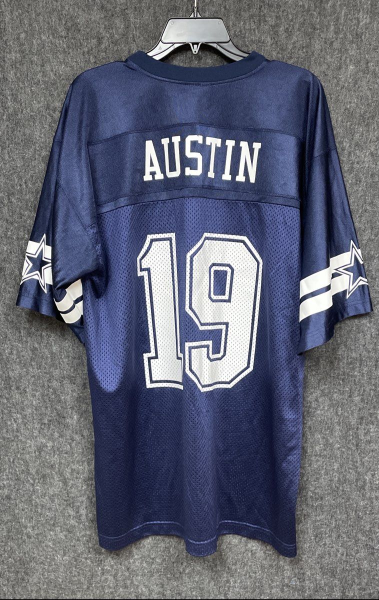 NFL Dallas Cowboys Men's Jersey Blue Miles Austin #19 Size L