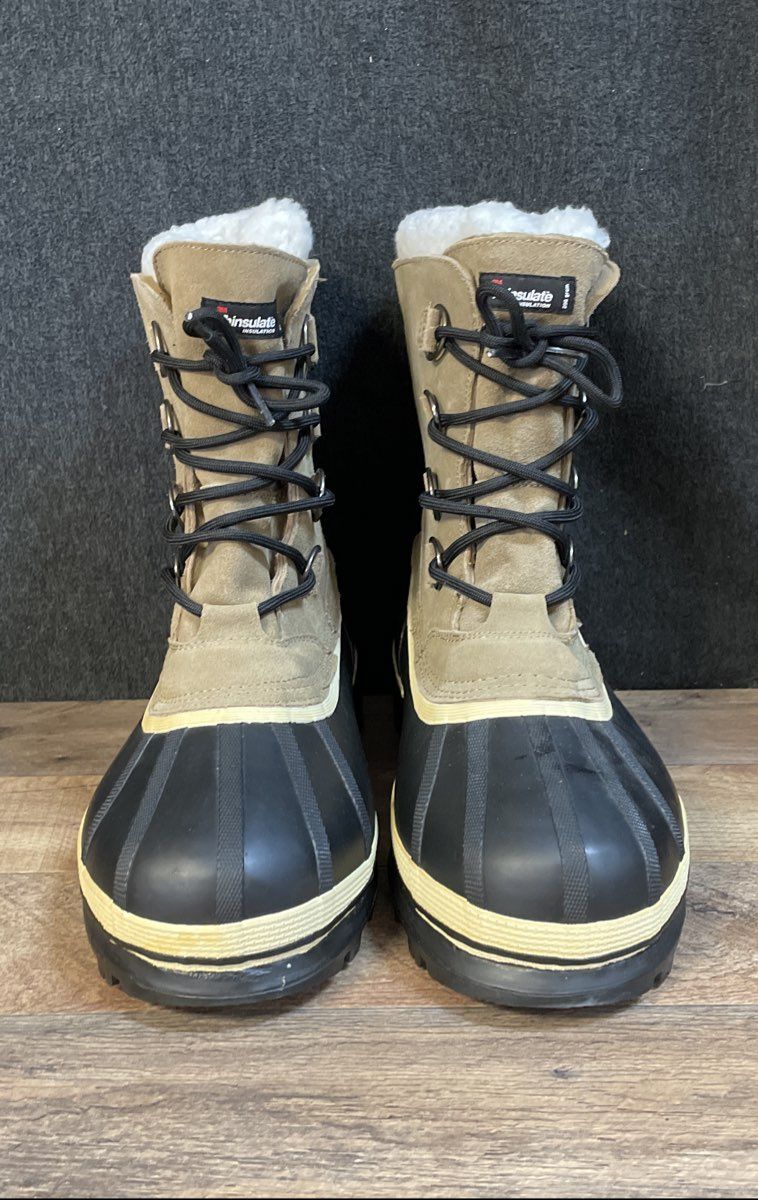 Herman Survivors Tan Black Thinsulate Winter Pac Duck Boots Men's Size 11