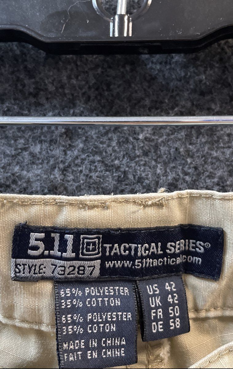 5.11 Tactical Men's Khaki Brown Academy Utility Cargo Shorts Style 73287 Sz 42