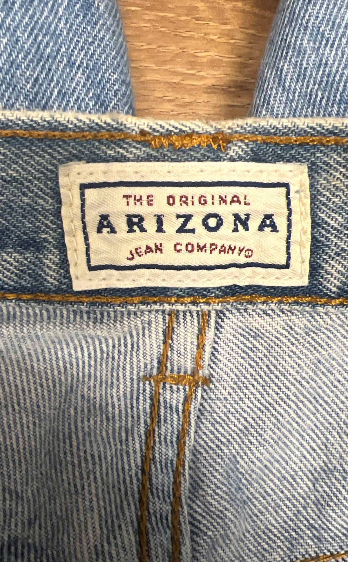 Vintage 90s Arizona Jean Company Women's Light Wash Straight Jeans Sz 11 Long