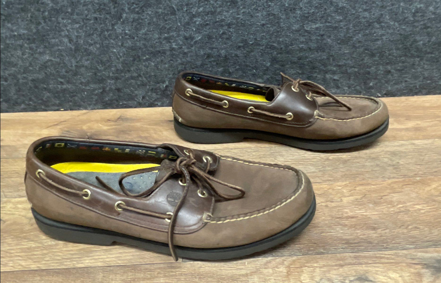 Timberland Classic 2-Eye Boat Shoe Brown Leather Men's Size 11 M