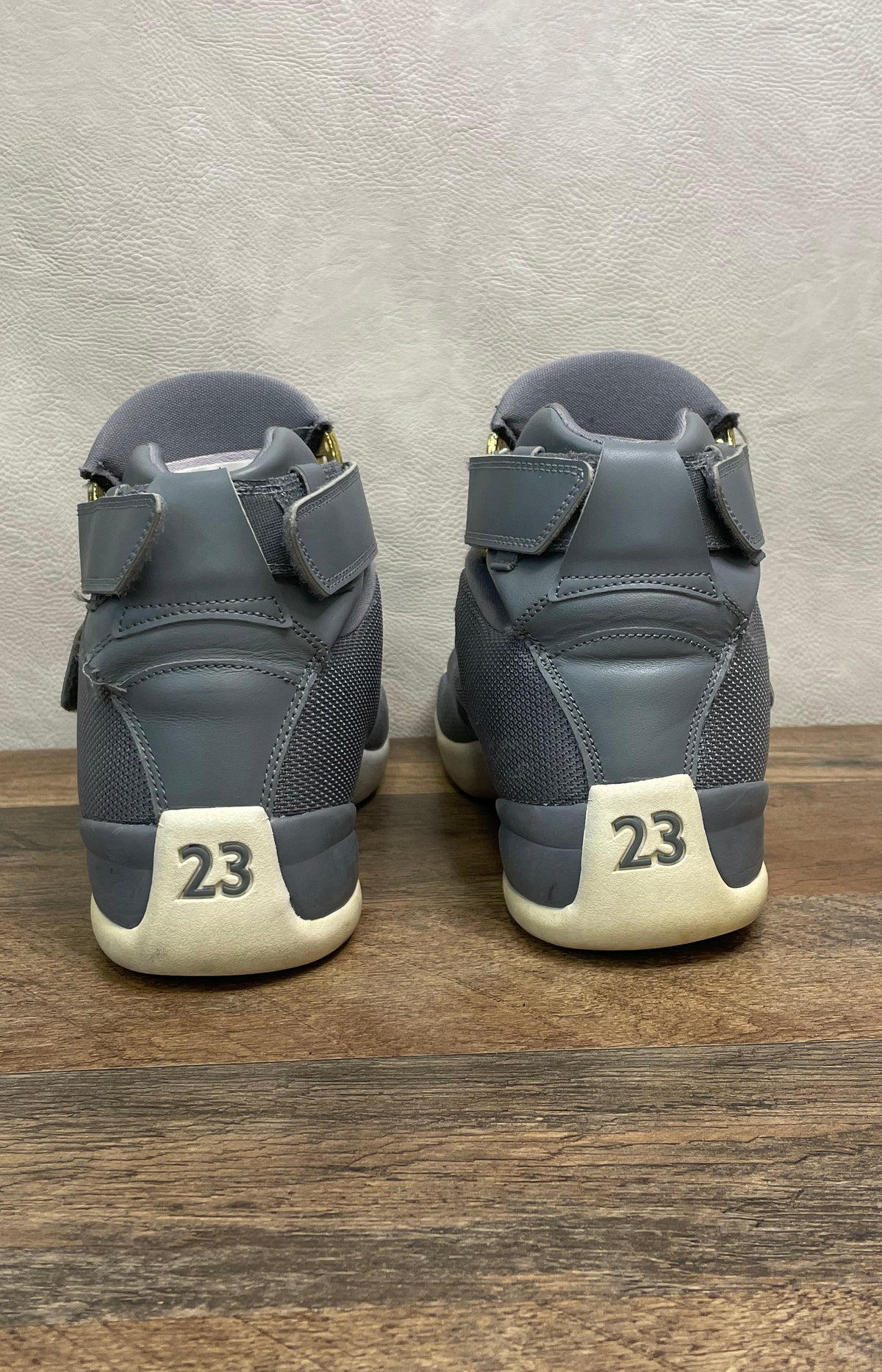 Nike Jordan Generation Cool Grey Gold Basketball Shoes Men's Size 9
