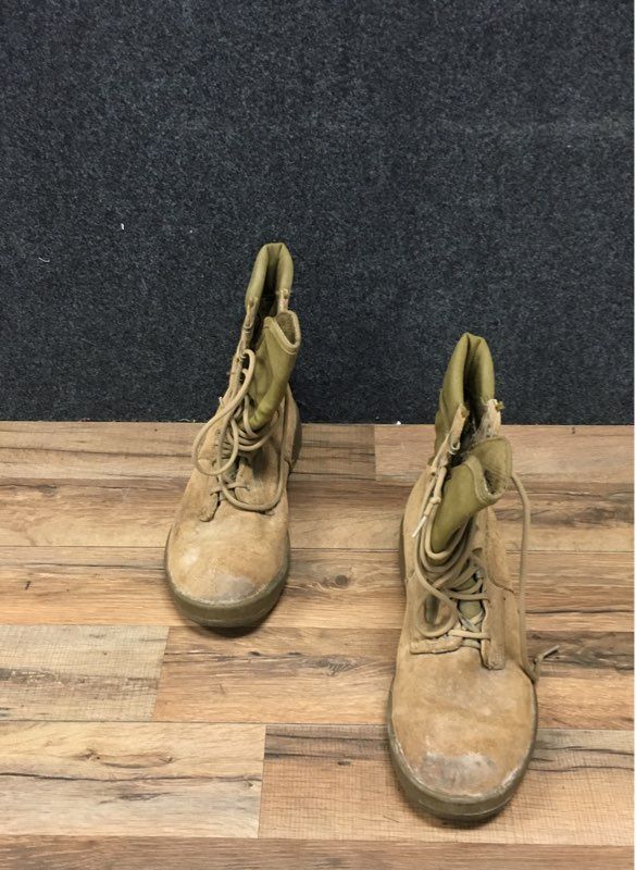 Belleville 390 DES Military Tactical Tan Suede Desert Boots Men's Size 10W