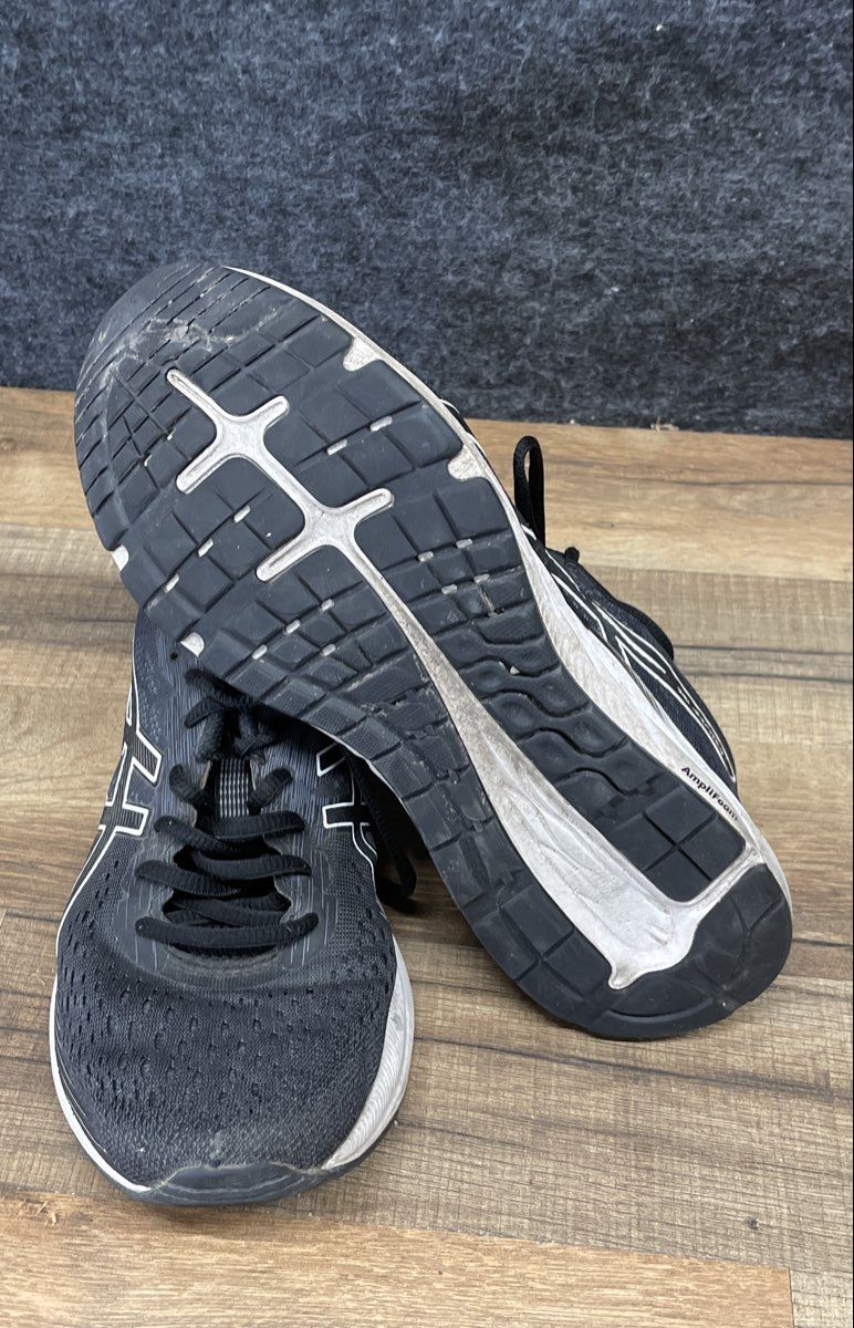 Asics Gel-Excite 7 Black White Women's Running Shoes Size 8.5