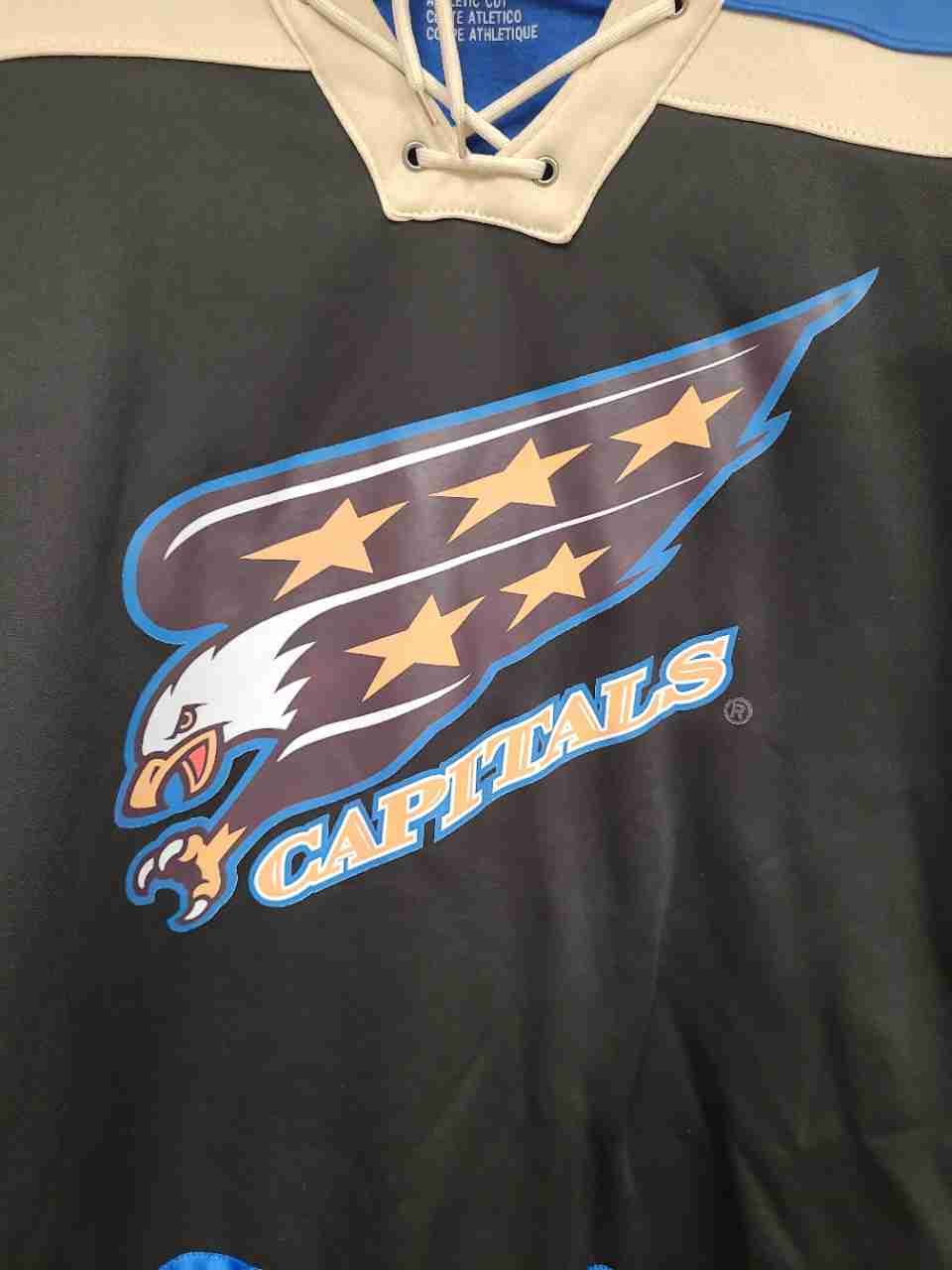 Washington Capitals Men's Alex Ovechkin #8 Hockey Jersey Hoodie Black Sz 3XL