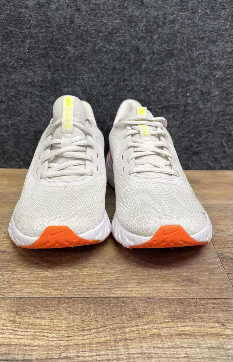 Nike Revolution 5 White Pink Laser Orange Women's Running Shoes Size 8.5