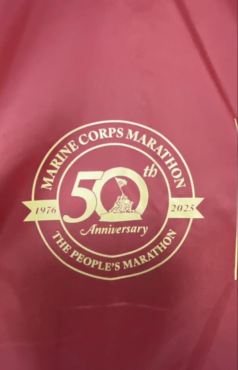 DC Studios Superman Marine Corps Marathon 50th Anniversary Red Poncho HBO Max