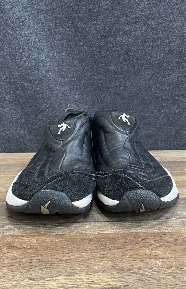Vintage 2000s AND1 Chosen One Black White Leather Basketball Shoes Size 12