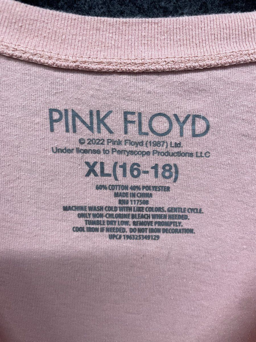 Pink Floyd Psychedelic Band Graphic T-Shirt Reprint Perryscope Sz XL (16-18)