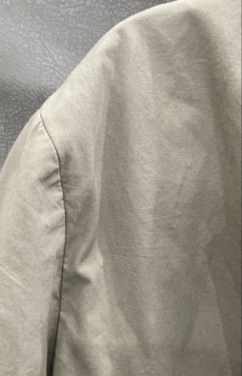 Tailor Vintage Men's Khaki Grey Cotton Stretch Blazer Sport Coat Sz 48R