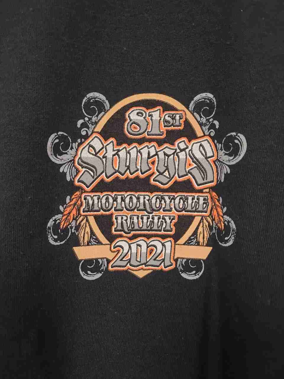 Gildan 81st Annual Sturgis Motorcycle Rally 2021 T-Shirt Mount Rushmore XL