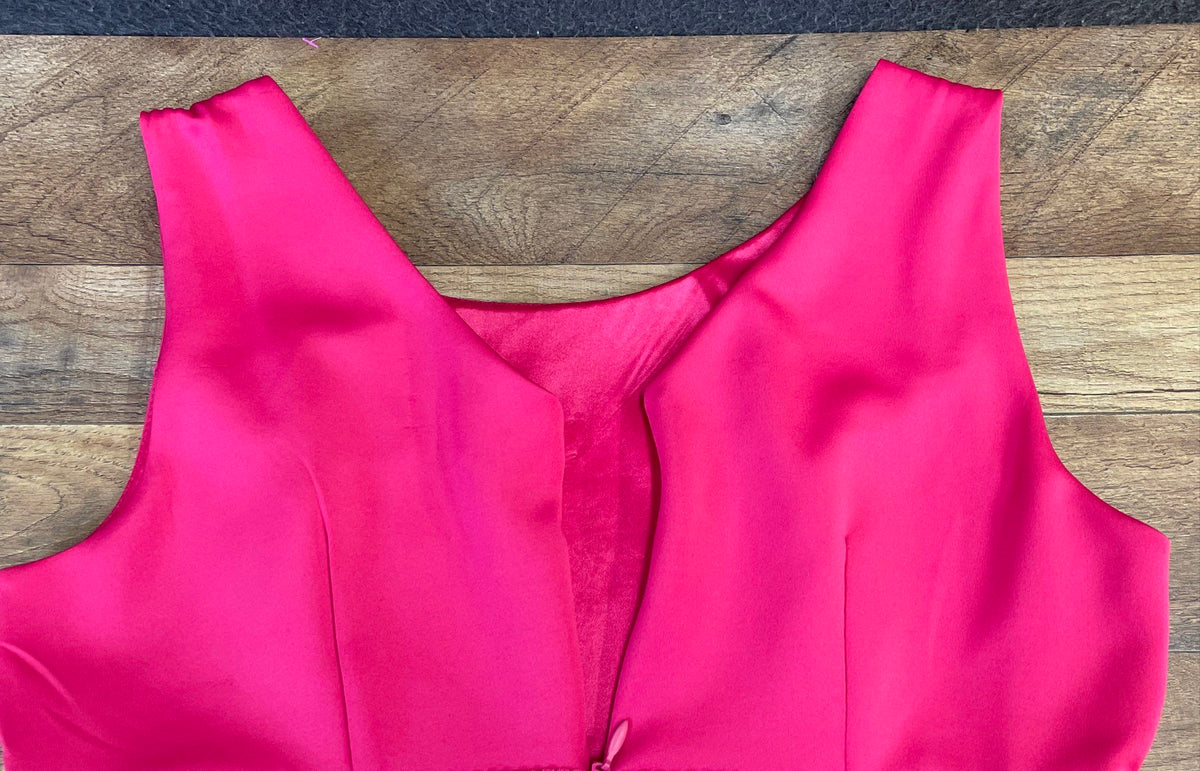 New York & Company Women's Pink Textured Sheath Dress Sleeveless Sz XL NWT