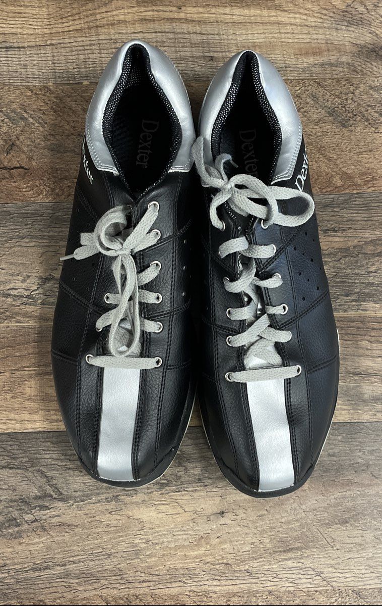 Dexter Slash Black Silver Men's Bowling Shoes Size 12 M B2050-1